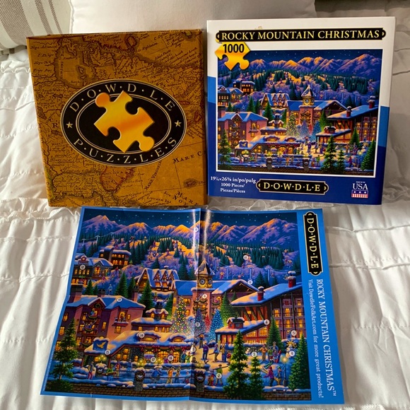 DOWDLE Rocky Mountain Christmas 🎄 Puzzle - Picture 6 of 8